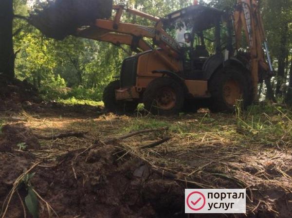 Фото Экскаватор погрузчик