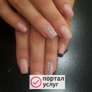 Фото Наращивание ногтей.гель-лак