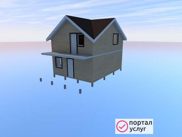 Фото Строительство дом-бани