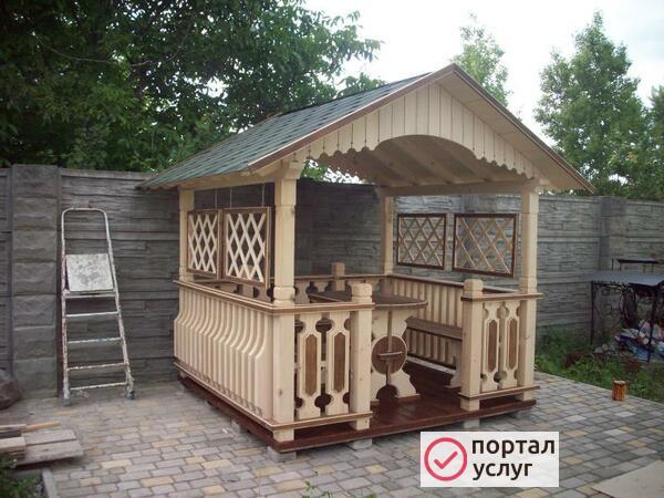 Фото Беседка из дерева