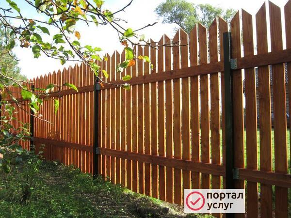 Фото Деревянные заборы