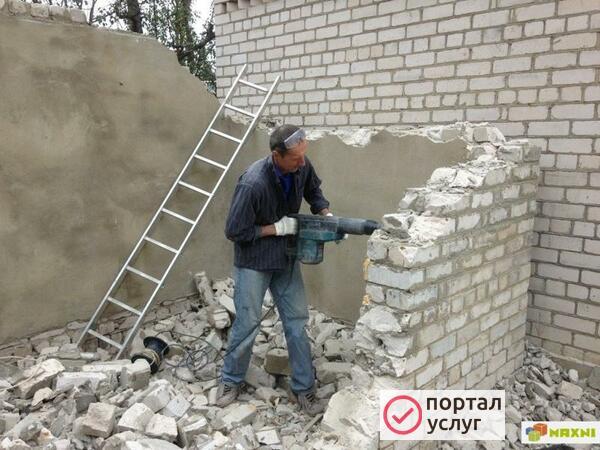 Фото Предоставим демонтажные работы
