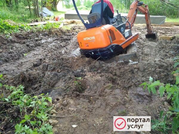Фото Мини экскаватор услуги, аренда.