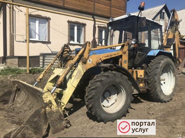 Фото Услуги Эксковатора-погрузчика