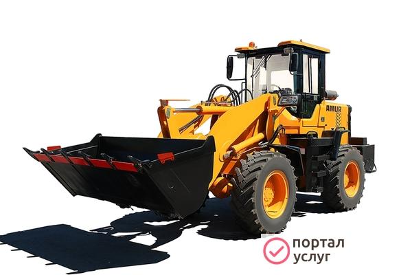 Фото Услуги фронтального погрузчика 