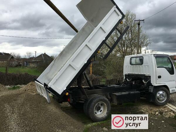 Фото Щебень песок отсев Мешенка гпс галька булыга 