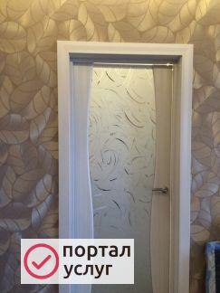 Фото Поклейка обоев