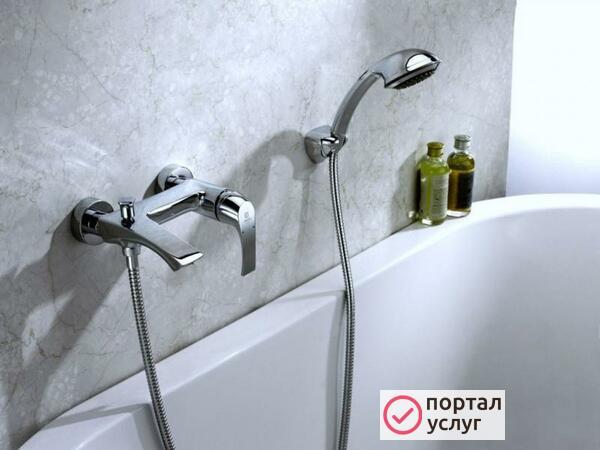 Фото Установка смесителей