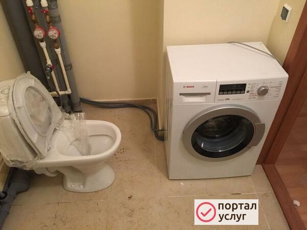 Фото Установка стиральных машин