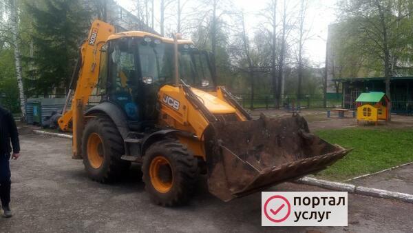 Фото Услуги экскаватора -погрузчика JСВ 3СХ