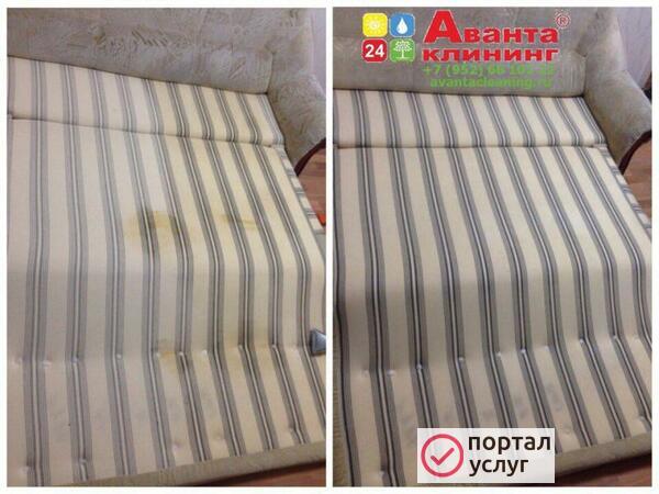 Фото Химчистка диванов 