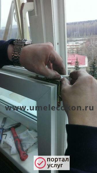 Фото Ремонт пластиковых окон