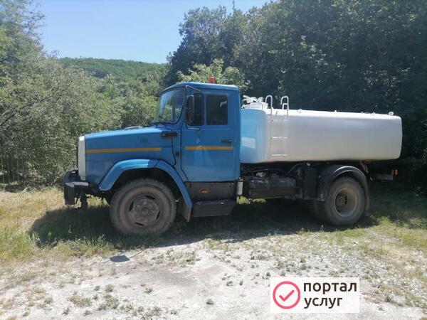 Фото Доставка воды водовозом