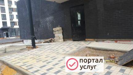 Фото Укладка брусчатки. Благоустройство