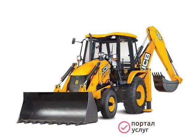 Фото Услуги экскаватора-погрузчика 