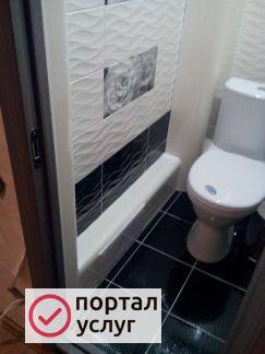 Фото Ремонт туалет ванна