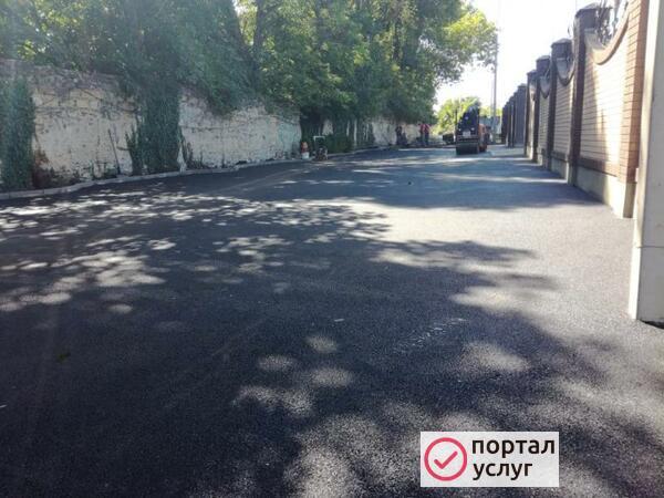 Фото Укладка асфальта