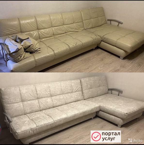 Фото Перетяжка мягкой мебели