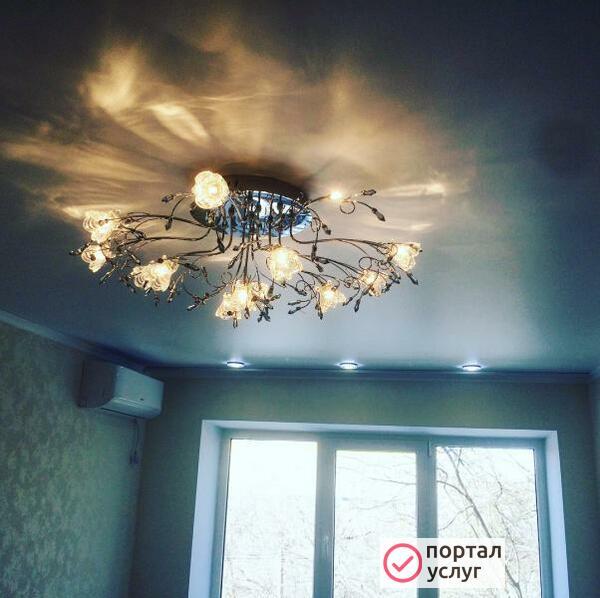 Фото Ремонт, натяжной потолок.