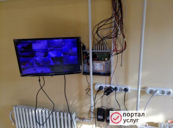 Фото Установка видеокамер
