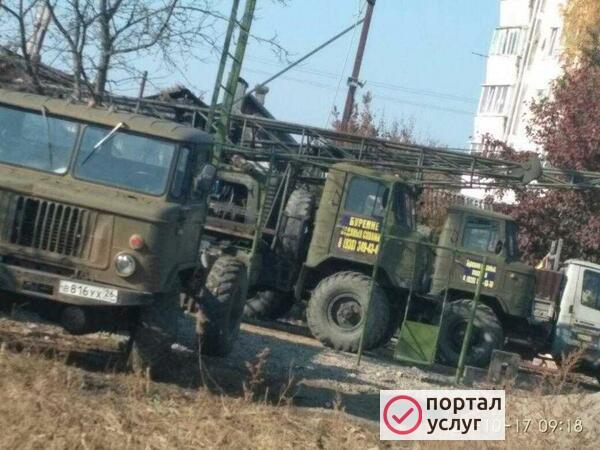 Фото Бурение водяных скважин.