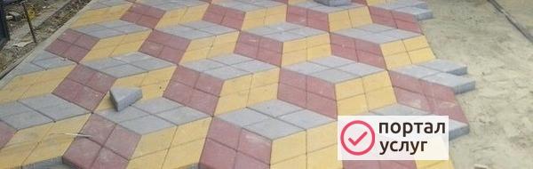 Фото укладка тротуарной плитки 