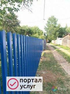 Фото Установка заборов