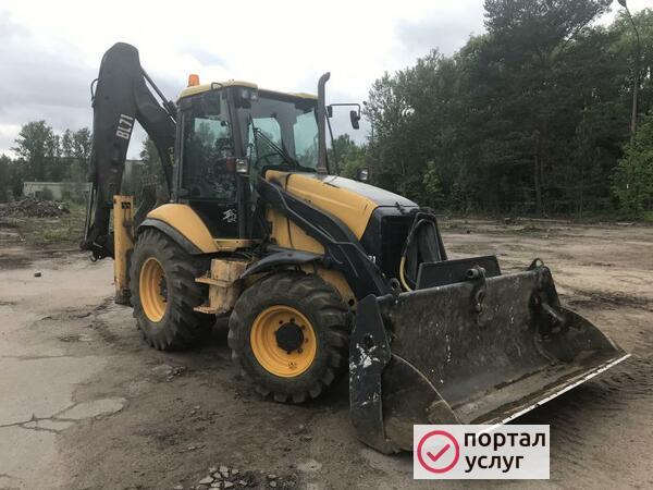 Фото Аренда экскаватора погрузчика в Мурино