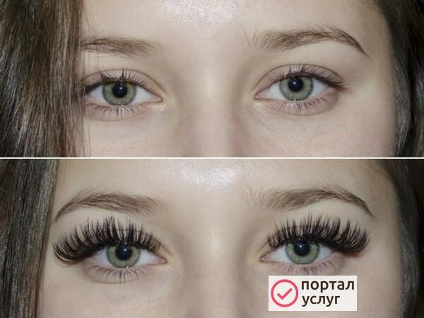 Фото Наращивание ресниц с гарантией