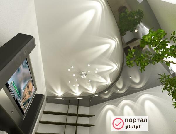 Фото натяжные потолки