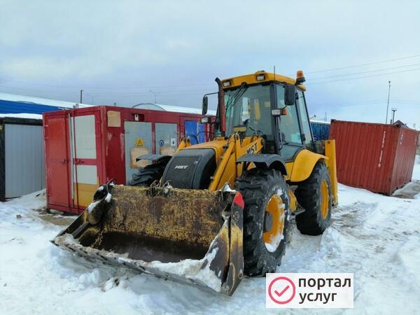 Фото Услуги экскаватора погрузчика