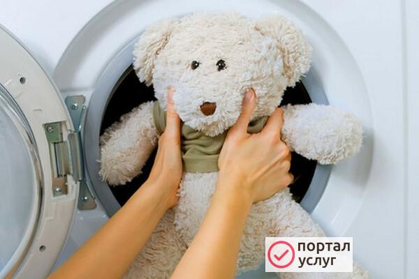 Фото Стирка мягких игрушек