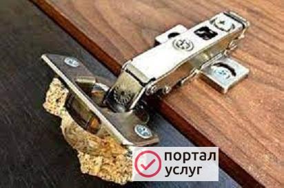 Фото Ремонт дверных петель шкафов