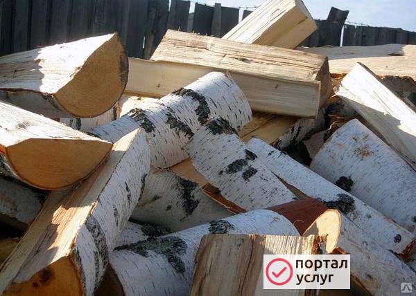 Фото Берёзовые дрова мешками