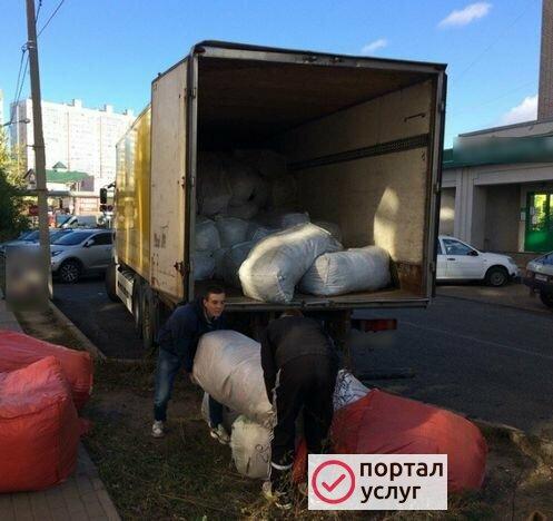 Фото вывоз мусора