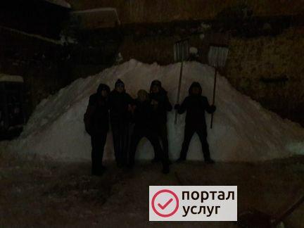 Фото Уборка снега