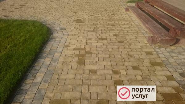 Фото Асфальтирование и укладка тротуарной плитки 