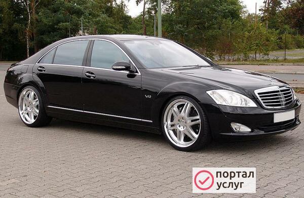 Фото Аренда с водителем Mercedes Benz S221
