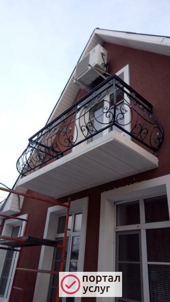 Фото Балкон кованый