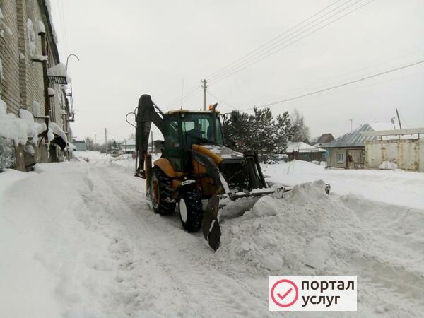 Фото Уборка снега