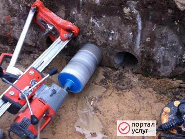 Фото Алмазное сверление
