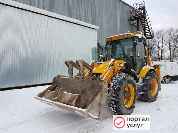 Фото Аренда экскаватора погрузчика 