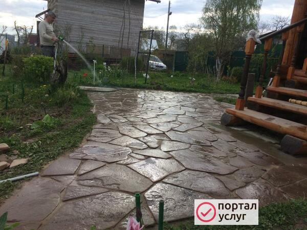 Фото Укладка тротуарной плитки, брусчатки, бордюров