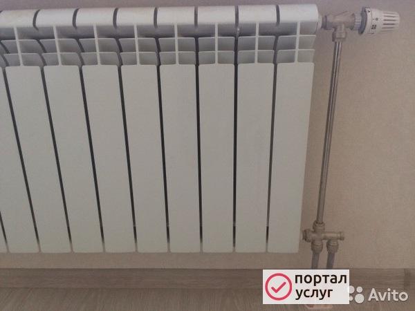 Фото Установка и замена радиаторов