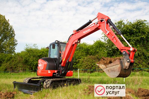 Фото Аренда мини экскаватора