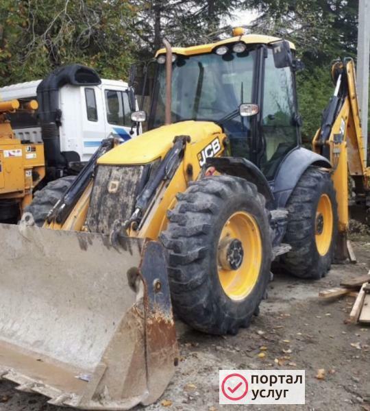 Фото  Услуга экскаватора погрузчика JСВ