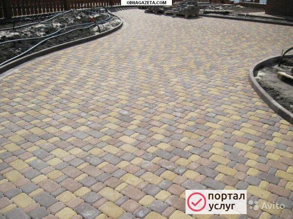 Фото Укладка тротуарной плитки