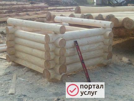 Фото Строительство срубов