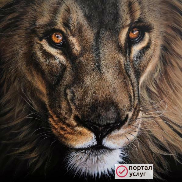Фото Картина маслом на холсте 