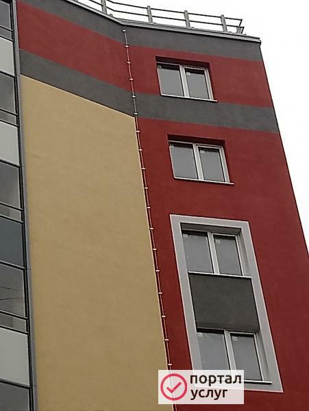 Фото Монтаж молнезашитной сетки 